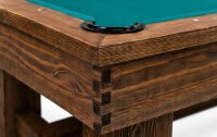 John West Pool Billardtisch Endrino mit Schieferplatte 6ft