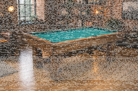 John West Pool Billardtisch Endrino mit Schieferplatte 6ft