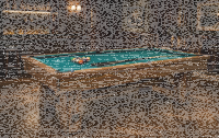 John West Pool Billardtisch Endrino mit Schieferplatte 7ft