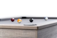 John West Pool Billardtisch Nashville mit Schieferplatte inkl. Abdeckplatte