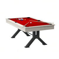 John West Pool Billardtisch Nashville mit Schieferplatte inkl. Abdeckplatte