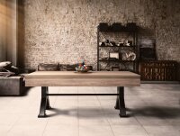 John West Pool Billardtisch Nashville mit Schieferplatte inkl. Abdeckplatte