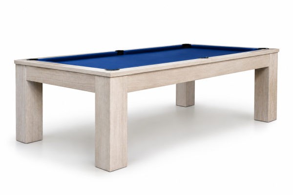John West Pool Billardtisch Weiß, 6 ft 212 x 120 cm groß, neu mit Schieferplatte