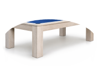 John West Pool Billardtisch Weiß, 6 ft 212 x 120 cm groß, neu mit Schieferplatte
