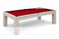 John West Pool Billardtisch Weiß, 6 ft 212 x 120 cm groß, neu mit Schieferplatte