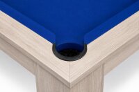 John West Pool Billardtisch Weiß, 8 ft 254 x 142 cm groß, neu mit Schieferplatte