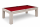 John West Pool Billardtisch Weiß, 8 ft 254 x 142 cm groß, neu mit Schieferplatte