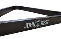 John West professionelles Billardset - 1 Satz Aramith Kugeln, 1 Triangel, 2 Profi Queues JW-3