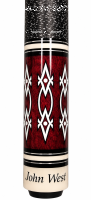 John West Profi Pool Billardqueue Queue JW-4 inkl. Gewindeschutz und Tasche