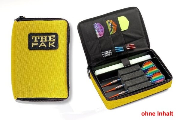 Karella Darttasche Dart Tasche Etui "The Pak" gelb