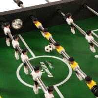 Kicker Kickertisch Profi Soccer Deluxe SCHWARZ, 140 x 74 cm groß, 82 kg