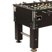 Kicker Kickertisch Profi Soccer Deluxe SCHWARZ, 140 x 74 cm groß, 82 kg