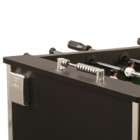 Kicker Kickertisch Profi Soccer Deluxe SCHWARZ, 140 x 74 cm groß, 82 kg