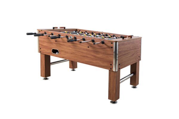 Kicker Kickertisch Profi Soccer Deluxe BRAUN, 140 x 74 cm groß, 82 kg