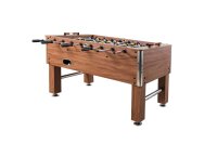 Kicker Kickertisch Profi Soccer Deluxe BRAUN, 140 x 74 cm groß, 82 kg