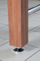 Kicker Kickertisch Profi Soccer Deluxe BRAUN, 140 x 74 cm groß, 82 kg