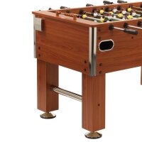 Kicker Kickertisch Profi Soccer Deluxe BRAUN, 140 x 74 cm groß, 82 kg