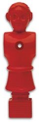 Kickerfigur Lady Damen für 16 mm Stangen in rot