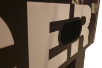 Kickertisch "Black Soccer" 139 x 76 cm groß, 60 kg schwer