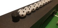 Kickertisch "Black Soccer" 139 x 76 cm groß, 60 kg schwer